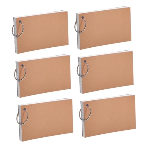 OSALADI 6 Notizbuch Notizbücher Aufnehmen Lernkarten Tragbare Notizbilder Mini-notizblöcke Meeting-notizbücher Karteikarten Notepad Aufnehmen Kleiner Notizblock Papier Weiß OSALADI 6 Notizbuch Notizbücher Aufnehmen Lernkarten Tragbare Notizbilder Mini-notizblöcke Meeting-notizbücher Karteikarten Notepad Aufnehmen Kleiner Notizblock Papier Weiß von OSALADI