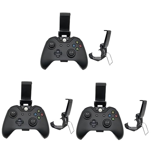 OSALADI 6 Stk Gamepad-Halter Gamepad-Ständer Halterung für Gamepad Cliphalter einstellbar Handyhalterung für Gaming Smartphone Halterung für Gaming stehen für gamepad Black von OSALADI