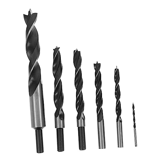 OSALADI 6St Bohrer für die Holzbearbeitung Schraubendreher Hartmetall Stecker Senkbohrer Mini schlagbohrer impact drill bohrständer Bohrerset für die Holzbearbeitung Metallbohrer-Set Stahl von OSALADI