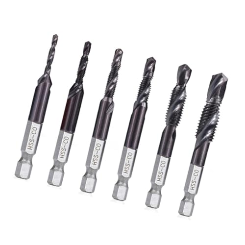 OSALADI 6St elektrischer Bohrer Schlangenbohrer Bohrer für Stahl elektrische Bohrmaschine metrische Bohrer Bohren power drill metall bohrer bohnermaschine drill bit langweilig Spiralbohrer von OSALADI