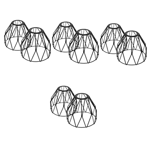 OSALADI 8 Stk Lampenschirm Käfigschutz Für Glühbirnen Industrielle Leuchte Pendelleuchtenschirm Glühbirnenkäfig Industrieller Lampenkäfig Klemmbausteine Schmiedeeisen Industrieller Stil von OSALADI