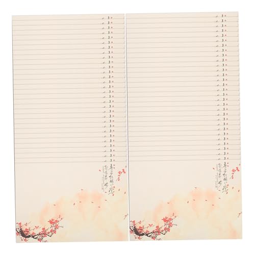 OSALADI 80 Blatt Pflaumenblüten-briefpapier Altes Schreibpapier Pergamentpapier Schreibwaren Briefpapier Alt Aussehendes Papier Vintage Briefpapier Dekoratives Briefpapier OSALADI 80 Blatt Pflaumenblüten-briefpapier Altes Schreibpapier Pergamentpapier Schreibwaren Briefpapier Alt Aussehendes Papier Vintage Briefpapier Dekoratives Briefpapier von OSALADI