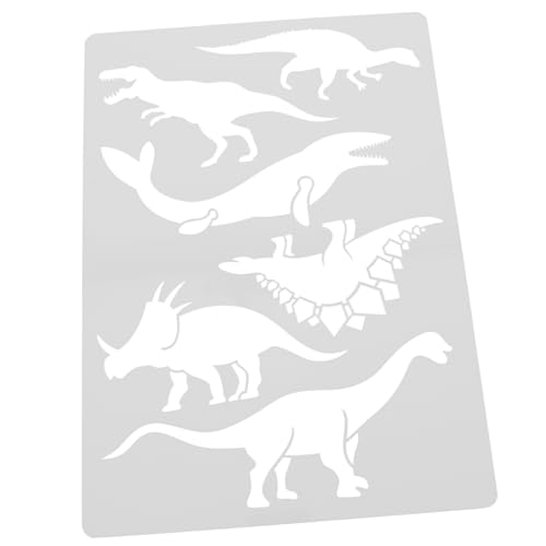 OSALADI Dinosaurier-zeichnungsvorlage Schablone Dinosaurier-vorlagen Dekorationen Dinosaurier -geburtstagsfeier Party Dinosaurier-ornamente Dinosaurier Kinderzimmer Plastik Weiß OSALADI Dinosaurier-zeichnungsvorlage Schablone Dinosaurier-vorlagen Dekorationen Dinosaurier -geburtstagsfeier Party Dinosaurier-ornamente Dinosaurier Kinderzimmer Plastik Weiß von OSALADI