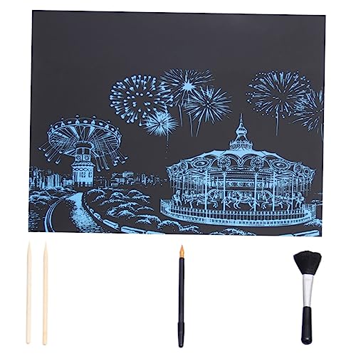 OSALADI Kratzwerkzeug Set Für Kratzpad Mal Kits Basteln Kratzmalerei DIY Kratzzeichnung Kratzmalerei Nachtsicht Kratzzeichnung Holz Schwarz OSALADI Kratzwerkzeug Set Für Kratzpad Mal Kits Basteln Kratzmalerei DIY Kratzzeichnung Kratzmalerei Nachtsicht Kratzzeichnung Holz Schwarz von OSALADI