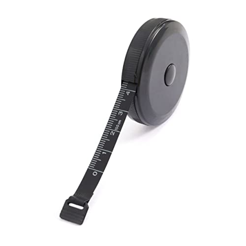 OSALADI Maßband Körpermaßband Schwarz Einziehbares Flexibles und Langlebiges Schneidermaßband mit Klarer für Präzise Messungen im Alltag und OSALADI Maßband Körpermaßband Schwarz Einziehbares Flexibles und Langlebiges Schneidermaßband mit Klarer für Präzise Messungen im Alltag und von OSALADI