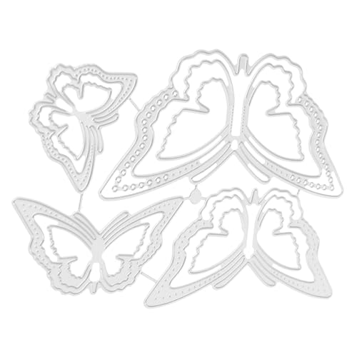 OSALADI Stanzform den Schnitt machen Schmetterlingsschablone Schneiden Sammelalbum Hochzeit Metallschablone Prägefolder für die Kartenherstellung Zubehör basteln Kohlenstoffstahl Silber OSALADI Stanzform den Schnitt machen Schmetterlingsschablone Schneiden Sammelalbum Hochzeit Metallschablone Prägefolder für die Kartenherstellung Zubehör basteln Kohlenstoffstahl Silber von OSALADI