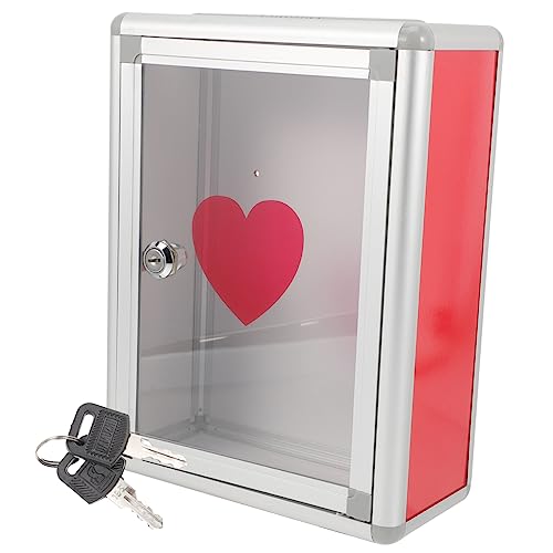 OSALADI Transparentes Abstimmungsbox mit Schloss Vorschlagsbox für Spenden und Meinungen Abschließbare Box aus Hochwertigem Material für Abstimmungen OSALADI Transparentes Abstimmungsbox mit Schloss Vorschlagsbox für Spenden und Meinungen Abschließbare Box aus Hochwertigem Material für Abstimmungen von OSALADI