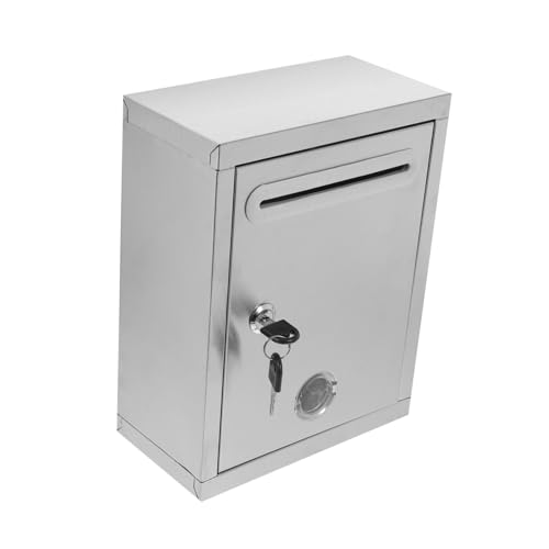 OSALADI Wandbriefkasten Wandmontagepostfächer abschließbarer Briefkasten-Wandhalter Briefkästen für draußen Briefkasten zur Wandmontage PVC Black OSALADI Wandbriefkasten Wandmontagepostfächer abschließbarer Briefkasten-Wandhalter Briefkästen für draußen Briefkasten zur Wandmontage PVC Black von OSALADI