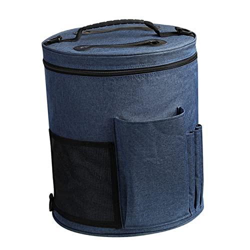 OSALADI Wollorganizer Oxford mit Reißverschluss Große Kapazität und Vielseitige Fächer Praktische Stricktasche für Wolle Stricknadeln und Zubehör für Unterwegs OSALADI Wollorganizer Oxford mit Reißverschluss Große Kapazität und Vielseitige Fächer Praktische Stricktasche für Wolle Stricknadeln und Zubehör für Unterwegs von OSALADI