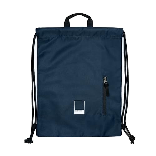 PANTONE™ Urban – Turnbeutel 51x35.5 16L Sporttasche Damen und Herren Strapazierfähig Polyester, Sportbeutel mit Kordelzugverschluss Satch Gym Bag, Rucksack Stofftasche Reißverschlusstasche Tragegriff von OSAMA