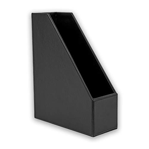 Osco Faux Leather Magazine Rack - Black von OSCO