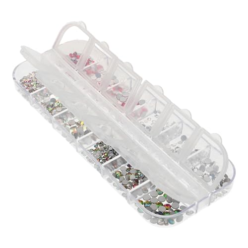 OSOLADY 1 Box Flatback-strasssteine ​​für Nägel, Nail Art Diy-strass-ornamente, Maniküre, Diy-strass-kunsthandwerk, Nagelzubehör, Strass-dekore, Nail Art-ornament, Diy-strass-dekorationen von OSOLADY