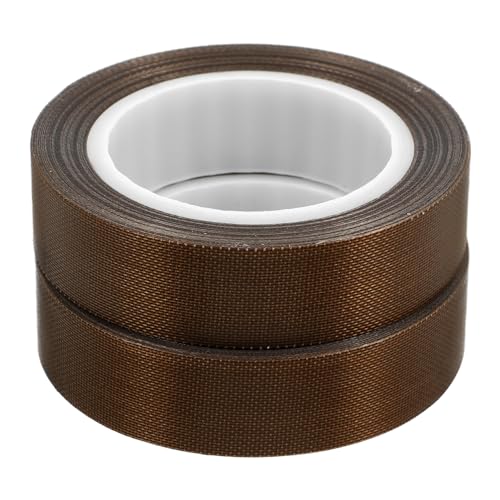 OSOLADY 2 Rollen Vakuumierband Ptfe Glasfasergewebe Tuch Ptfe Klebeband Für Vakuumiergerät Versiegelungsband Für Vakuumiergerät Wärmeisolationsband Kaffee von OSOLADY