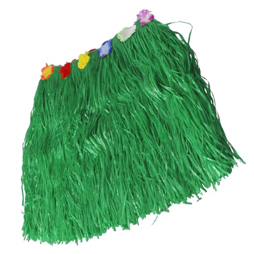 OSOLADY Hawaiianischer Hula Hawaiianischer Tischrock Hawaiianischer Luau-Hula-grasrock Hawaiianische Luau-Girlande Luau-partyzubehör Luau-Gras-tischrock Luau Partytischrock Green Pp von OSOLADY