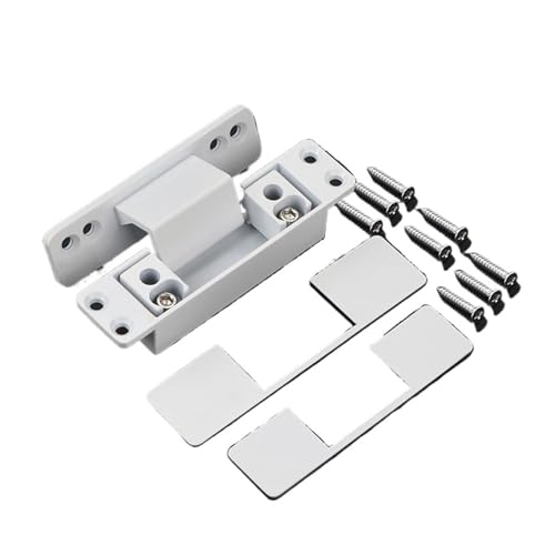 Doppelt abgedichtete Rillenkugellager 2 D verstellbare Scharniere Scharniere for Küchenmöbel Hardware Holzarbeiten versteckte Tür Scharnier Home Holzschrank Klappholz Tor(White) von OSSIL