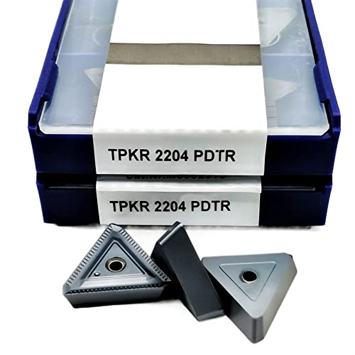 Wendemesser aus Hartmetall 10 STÜCKE (1 BOX) TPKR TPKN 2204 PDTR LT30 CNC-Werkzeugmaschinen-Außendrehwerkzeug Hartmetalleinsatz(TPKR 2204 PDTR LT30) von OSSIL