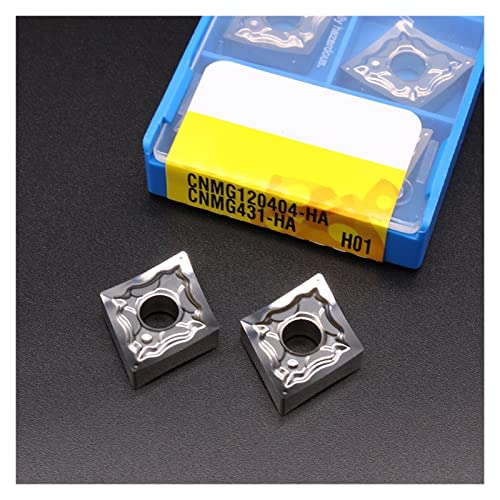 Wendemesser aus Hartmetall 10 STÜCKE CNMG120404 HA H01 Aluminium-dreheinsätze Klinge Hartmetall CNC Drehmaschine Cutter Aluminium Kupfer Werkzeug von OSSIL