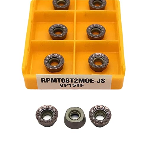 Wendemesser aus Hartmetall Fräseinsätze RPMW1003MO 15TF R5 Hartmetalleinsatz Drehwerkzeug CNC-Werkzeuge Drehwerkzeuge Fräswerkzeug aus Hartlegierung(RPMT08T2MO R4) von OSSIL