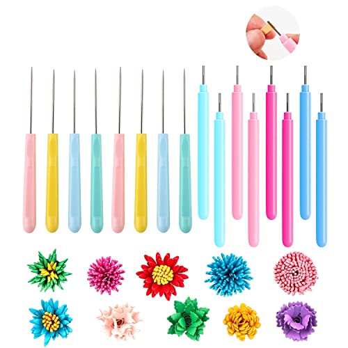 16 Stück/Set Papier Quilling Tools Schlitz Kit Papier Curling Tools Kit Quilling Nadel Stift für Kunst Handwerk verschiedene DIY Papier Projekt Rollen Multifunktion Schlitz Quilling Werkzeug Set von OTCRAFT