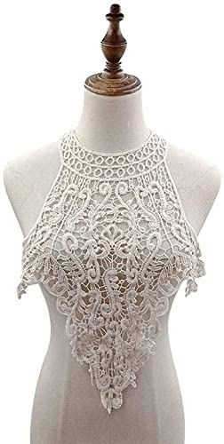 Stickerei Kragen-Aufkleber Nähapplikation, bestickte Spitzenapplikation, Besatz, Kostümzubehör for DIY, Hochzeit, Braut, Abschlussball, Kleid, Ausschnitt, Mieder, Gürtel, Verzierung – #B(#A) von OTENG