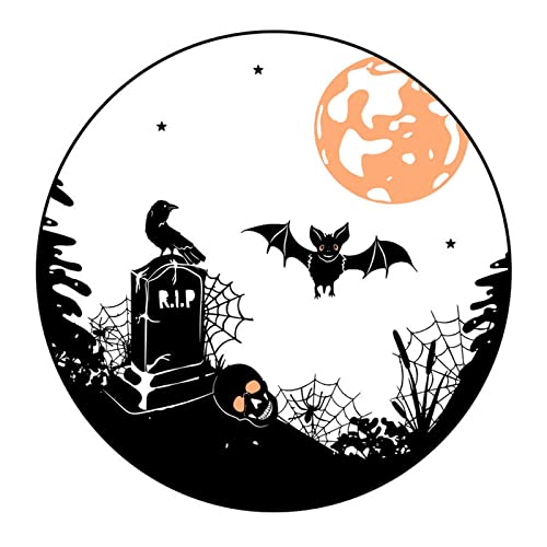 OUBEIDUO Metall-Stanzformen, Happy Halloween, Stanzformen, Stempel, Schablonen für Prägung, Scrapbooking, Fotoalbum, Dekoration von OUBEIDUO