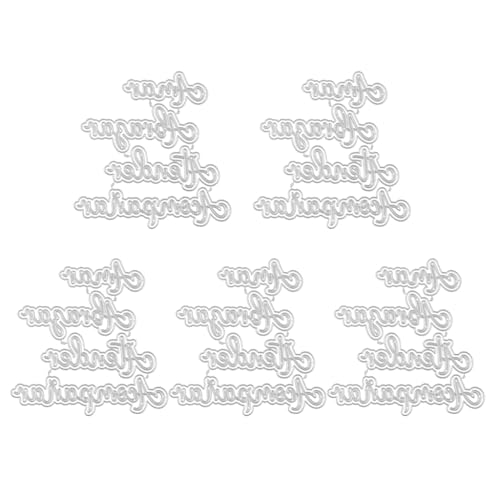 OUBEIDUO Metall-Stanzformen, Karbonstahl, Kartenherstellung, Prägeschablone, Schablone, Formen, Stanzformen, Kartenherstellung, Werkzeug, Dekorationen, Handwerk von OUBEIDUO