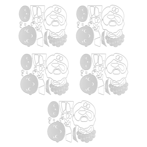 OUBEIDUO Metall-Stanzformen, Karbonstahl, Kartenherstellung, Prägeschablone, Schablone, Formen, Stanzformen, Kartenherstellung, Werkzeug, Dekorationen, Handwerk von OUBEIDUO