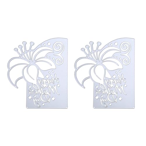 OUBEIDUO Metall-Stanzformen, Muttertags-Metall-Stanzformen, Scrapbooking, Schablone, Kartenprägung, Fotoalbum, Vorlage, Dekoration, von OUBEIDUO