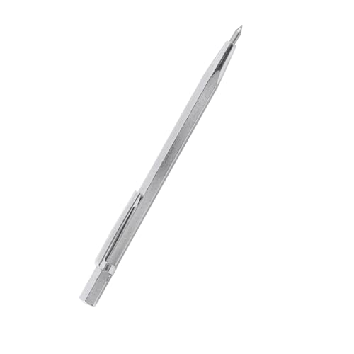 OUCRIY 1pc Tasche Tragbare Glasritzrades Gravur Stift Werkzeug Glas Keramik Graveur Scribe Tool (Silber) von OUCRIY