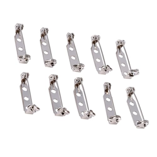 Pin Locking Safety 50 Stück Bar Pins Brosche Lock Back Safety Catch Rolling DIY Craft 20 Mm (25mm) von OUCRIY