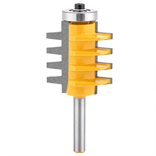 Reversibler Schienenfräser aus Hartmetall für die Holzbearbeitung. Hartmetall 1 3 8 Durchmesser 1 4 Schaft von OUCRIY