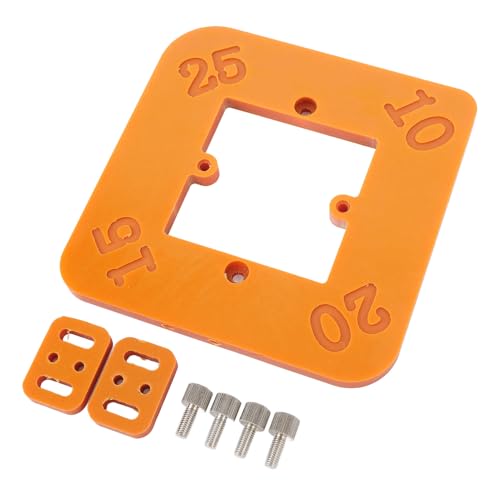 Runde Eckradius -Schablone, Holzbearbeitungs -Router -Tisch -Jig, R10 R15 R20 R25, Schnitthelfer -Guide -Werkzeug von OUCRIY