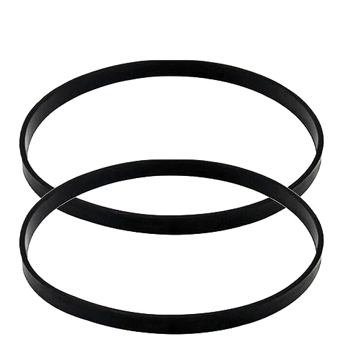 2 Stück Bandsägen Gummiband,Rutschfester Holzbearbeitung Bandsäge Gummiband Säge Scrollrad Gummiring,Zubehör für Bandsägen (10",250mm, Schwarz) von OUGPIU