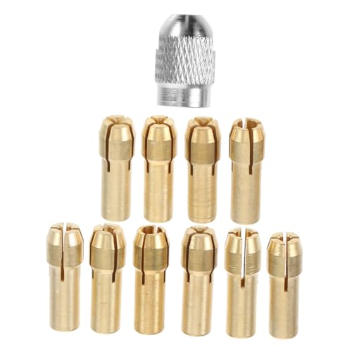 1 Satz Elektrisches Schleiffutter Schnellreduzieradapter, Spannzange Schleifmaschinen-spannadapter Spannzange Für Schleifmaschine Bohrerspannzange Spannzangenfutter Golden Kupfer OUNONA von OUNONA