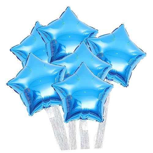 OUNONA 6 Stück Stern Folienballons für Valentinstag Hochzeit Wiederverwendbar Hochwertige Dekoration für Feste und Feiern OUNONA 6 Stück Stern Folienballons für Valentinstag Hochzeit Wiederverwendbar Hochwertige Dekoration für Feste und Feiern von OUNONA