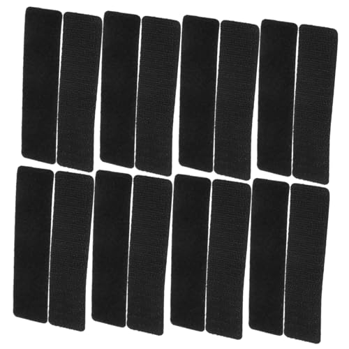 OUNONA 96 Stk Anti-Rutsch- Teppich Klebestreifen Klebeband für Teppiche Teppich Eckenschutz Bodenbelag-Klebeband Teppichgriffe Teppich Anti-Rutsch-Bänder Polyester Black von OUNONA