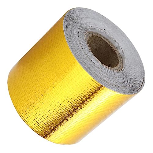 OUNONA Hitzebeständiges Aluminiumfolie Klebeband 10m x 5cm Universelles Dichtband Für Rohrreparaturen Und Isolierung Selbstklebendes Alu Band Für Hochtemperaturanwendungen von OUNONA