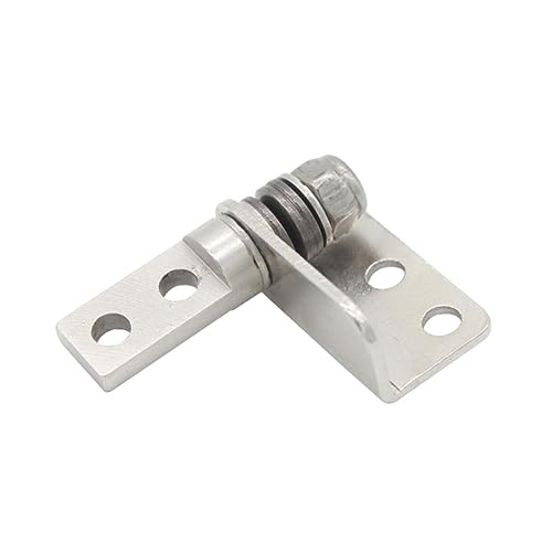 OUNONA Möbelscharniere klappbügel Display Rotating Hinge White Hinge Practical Hinge Griffe Luft zuschlagen Türstopper Drehpunkt stoppt Drehscharnier der Tür drehbares Scharnier Weiß von OUNONA