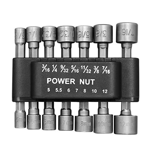 OUNONA Steckschl¨¹ssel Stecknuss Bit Adapter Set 1/4 Zoll Sechskantschaft f¨¹r Akkuschrauber Bohrer N¨¹sse Ratsche 14 St¨¹cke von OUNONA