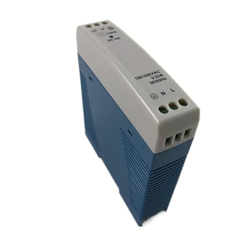 OURNXI Schaltnetzteil DIN-Schiene MDR-10-15 10 W 15 V Schaltnetzteil 110 V/220 V AC auf 15 V DC 0,67 A Netzteil Ultra Slim PSU SMPS DIN-Schiene von OURNXI