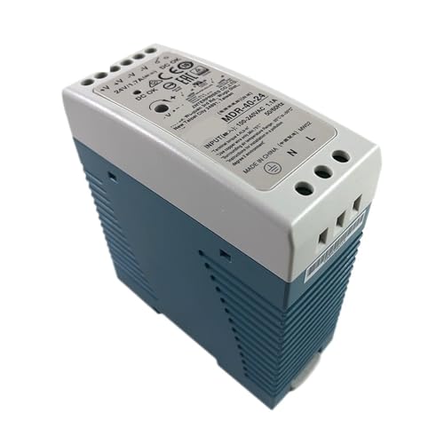 OURNXI Schaltnetzteil MDR-40-48 40 W 48 V DIN-Schienen-Schaltnetzteil 110 V/220 VAC auf 48 V DC 0,83 A Netzteil PSU SMPS Transformator DIN-Schiene von OURNXI