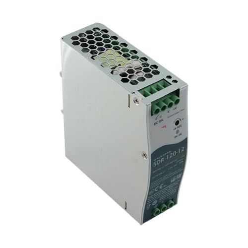 OURNXI Schaltnetzteil SDR-120-12 120W 12V Slim DIN-Schienen-Schaltnetzteil 110V/220V AC Auf 12VDC 10A Industrieller DIN-Schienen-Transformator DIN-Schiene von OURNXI