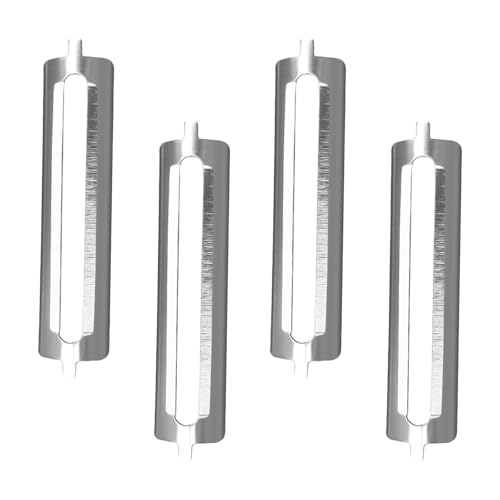 Sparschäler Tupper,4 Stück 420 Rostfreier Stahl Schäler Klingen,Schäler Ersatzklinge,Flachschliff Profischäler,Ersatzteile klingen,Wasserdichtes Schälmesser,Spezialschäler für Obst und Gemüse von OUTALIZ