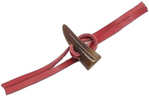 OUUOYSD Mantelknopf,Hornknöpfe, 4 Paar 15 cm PU-Leder-Knebelverschlussknöpfe Leder-Knebelknopf for Aufnähen Knebelverschluss for Mantel, Strickjacken, Jacke, Kleidung(28#Button) von OUUOYSD