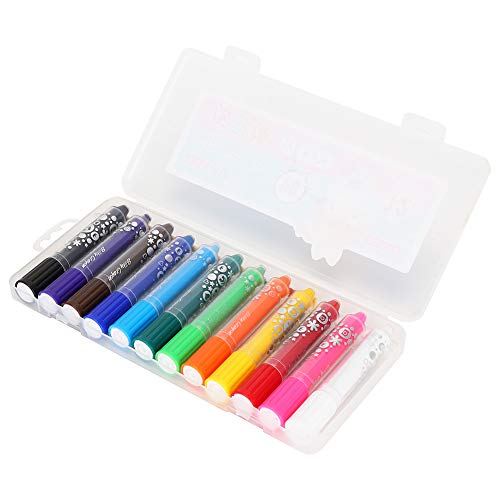 OVAQUIXI Silky Crayon Buntes Rotierendes Set für die Malen der Schöpfung auf Verschiedenen Texturen, Geliebt von Kindern und Erwachsenen, 12 Farben + 1 Malerei Pinsel OVAQUIXI Silky Crayon Buntes Rotierendes Set für die Malen der Schöpfung auf Verschiedenen Texturen, Geliebt von Kindern und Erwachsenen, 12 Farben + 1 Malerei Pinsel von OVAQUIXI