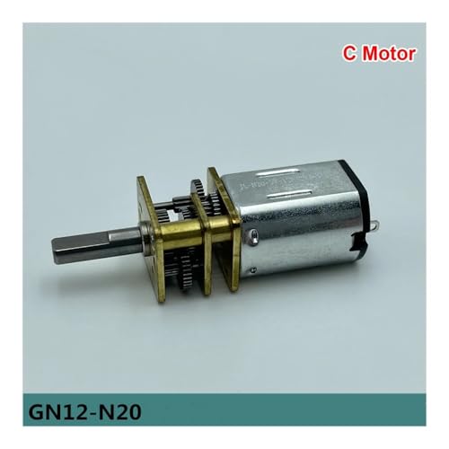 OVSHPUZV DC 3V -6V GN12-N20 Full Metal Gear Electronic Starter 5V 68RPM 80RPM 575RPM Slow Speed High Torque Reducer Electronic Starter DIY Hobby Toy(C Motor) von OVSHPUZV