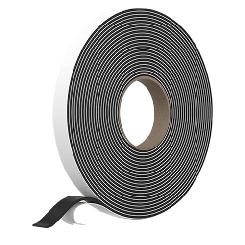 Butylband Schwarz 15mm Butyl Klebeband 10m Butyl Dichtband Butylklebeband Butylkautschuk Klebeband Wasserdicht Selbstklebende Dichtung Zum Abdichten von Windschutzscheibenkanälen (Schwarz, 15mm) von OWDFF