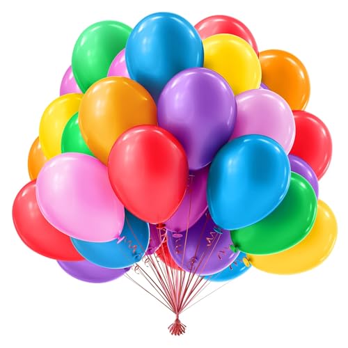 Luftballons Bunt 50 Stück,Bunte Luftballons Girlande Luftballons Geburtstag 10 zoll,Ballons für Deko Geburtstag,Deko Hochzeit,Party Deko,Babyparty Luftballons Bunt 50 Stück,Bunte Luftballons Girlande Luftballons Geburtstag 10 zoll,Ballons für Deko Geburtstag,Deko Hochzeit,Party Deko,Babyparty von OWill