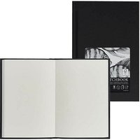 OXFORD Skizzenbuch Sketchbook DIN A6 blanko, schwarz Hardcover 96 Seiten von OXFORD