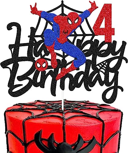 Spiderman Tortendeko, Cupcake Dekoration, Spiderman Cupcake Topper, Hero Cupcake Toppers, Happy Birthday Tortendek, Spiderman Muffin Deko, Spiderman Cake Decoration, für Kinder Geburtstag von OXOAMP